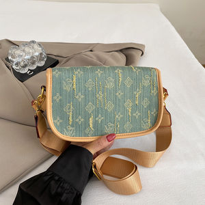 กระเป๋าผ้าเดนิมแฟชั่นอเนกประสงค์บุโพลีเอสเตอร์พร้อมช่องใส่ของใต้วงแขน พกพาสะดวกและมีซิปปิด รุ่นใหม่ปี 2025 - Product Image 5