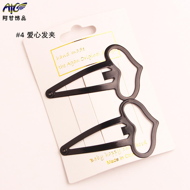 คลิปผมหัวใจ4อัน