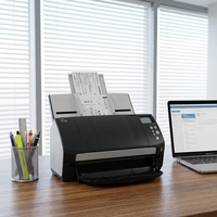 Scanner de documents recto-verso FI-7160, 60 ppm, 120 ipm, 600 dpi, CCD, USB 3.0, ADF avec numérisation de documents longs pour usage bureautique