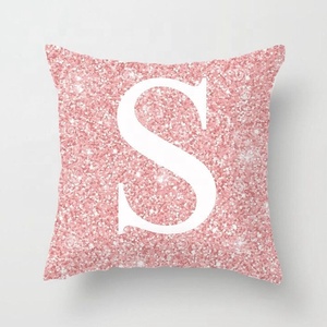 Coussin décoratif personnalisé <span class=keywords><strong>avec</strong></span> inscription rose pour canapé, décoration personnalisée pour canapé - Product Image 4