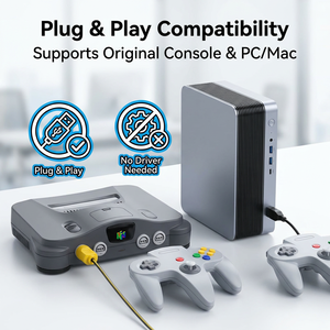Nuevo Controlador de Juego con Cable para Consola <span class=keywords><strong>N64</strong></span>, Controlador USB para Nintendo 64, Joystick con Cable para <span class=keywords><strong>N64</strong></span>, Manette - Product Image 4