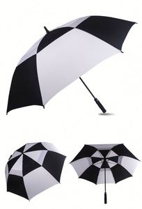 62/68/72 Inch Extra Large Oversize Double Canopy Vented <b>Windproof</b> Waterproof Automatic Open Golf <b>Umbrella</b> for Family - Product Image 3