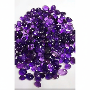 198ชิ้นอเมทิสต์ธรรมชาติ11มม. ถึง18มม. 825ตัดวงรีมาก iroc ขายพลอยหลวมคุณภาพสูงสำหรับเครื่องประดับ - Product Image 1