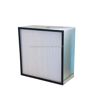 Filtres HEPA à plis profonds en aluminium pour purificateurs d'air haute efficacité, idéaux pour les systèmes de ventilation de salles blanches - Product Image 2