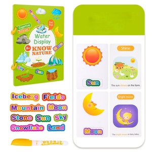All'ingrosso giocando a 5 <span class=keywords><strong>stili</strong></span> libro interattivo di pittura ad acqua per educazione precoce per bambini libro di apprendimento cognitivo - Product Image 4