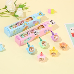 <span class=keywords><strong>Mini</strong></span> surligneur promotionnel, stylo surligneur panda mignon, <span class=keywords><strong>pastel</strong></span>, néon, stylo marqueur multicolore avec surligneur - Product Image 2
