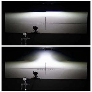 Faro de lente de proyector bi LED de instalación no destructiva con haz Alto y Bajo, foco plano de 3 pulgadas para faro H4 H7 - Product Image 6