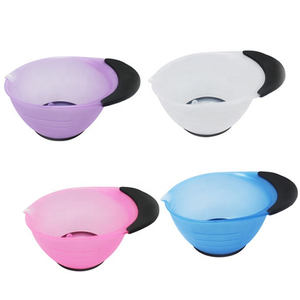 Bols de mélange pour coloration capillaire en plastique transparent, écologiques, professionnels, pour salon de beauté - Product Image 1