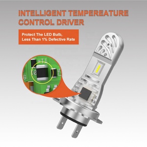 หลอดไฟหน้า LED สำหรับรถยนต์ H7แบบไม่มีพัดลมขนาด40W ระบบให้แสงสว่างอัตโนมัติดีไซน์แบบออโต้บัสแบบออลอินวันใหม่ล่าสุด<span class=keywords><strong>2022</strong></span> - Product Image 2