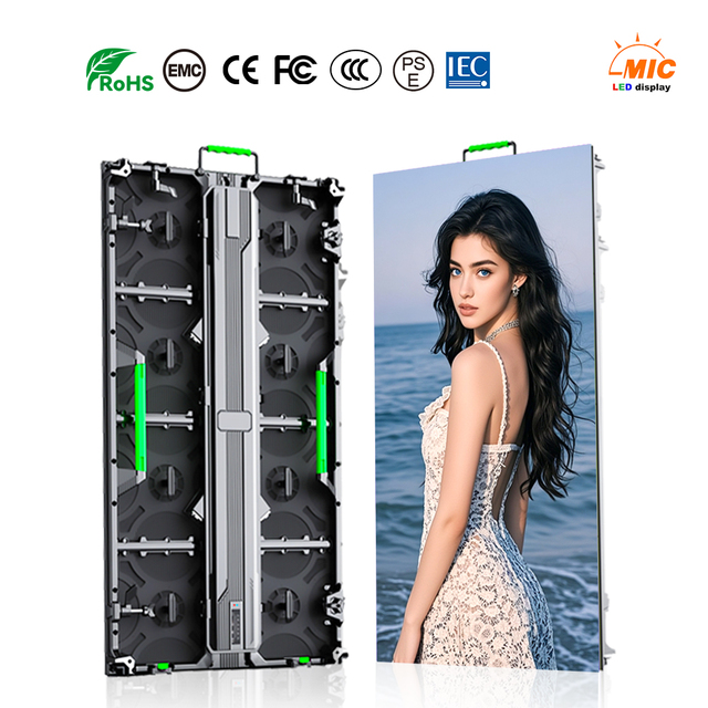 Front Service LED Video Wall P1.9-P4.8 500x1000 5000cd Brightness HDR Supported 5-Year Warranty Event Rental Display for