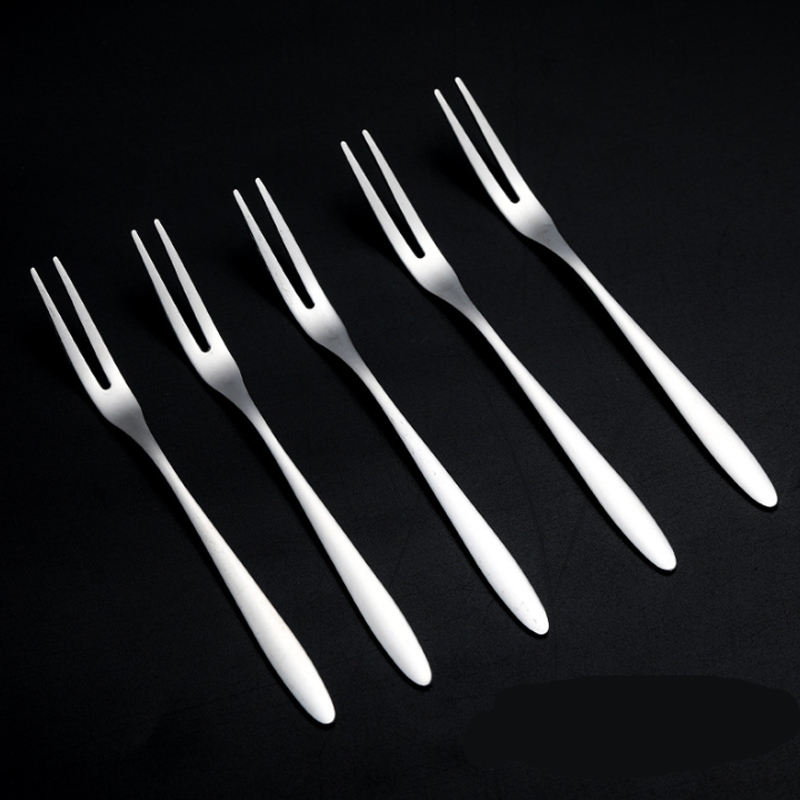 ส้อมผลไม้เงิน304