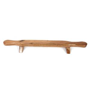 Barres parallèles créatives en bois 76,2 x 38,1 x 20,8 cm, équipement d'exercice portable pour la maison, support de pompes en bois massif, couleur naturelle - Product Image 1