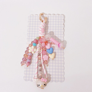 Bohemian <strong>Bead</strong> Keychain Pendant Cute Collection of Wish Seeds Bag Hanging Mobile Phone Chain - Product Image 5