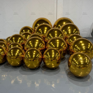 Globos Metálicos Decorativos Inflables con Forma de Espejo, Globo Gigante Brillante Iridiscente para Bodas y Eventos - Product Image 2