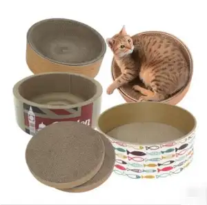 ペットスクラッチパック段ボール猫スクラッチャー/猫スカーフパッド