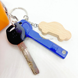 Bán Buôn Chất Lượng Cao Da <span class=keywords><strong>Key</strong></span> Chủ Tùy Chỉnh Laser Khắc Cá Nhân Gỗ Móc Chìa Khóa Cho Thăng Hoa Trống Bằng Gỗ - Product Image 2