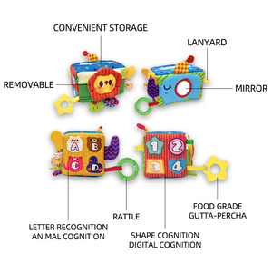 Giocattolo Educativo Montessori per Neonati, Scatola Sensoriale per Fazzoletti, Regalo per Bambini di 1 Anno - Product Image 3
