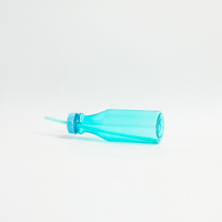 Bouteille d'eau en plastique Tritan givré transparent de 500 ml avec logo personnalisé pour enfants, avec paille, pour boissons gazeuses