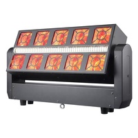 Projecteur à faisceau LED RGBW 4-en-1 10*25W, lumière stroboscopique, contrôle DMX512, indice de protection IP33, pour scène, événement, club, parc à thème