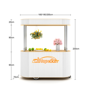 Bancone Bar Mobile Personalizzato di Nuovo Design, Tavolo da Cocktail per Arredamento Commerciale e Casa, per Caffetterie - Product Image 4
