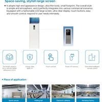 Aire Acondicionado Inverter de Pie R32 de 36000~60000 BTU, 220-240V/50HZ/60HZ/1Ph para Oficina, Restaurante, Hospital, Hotel