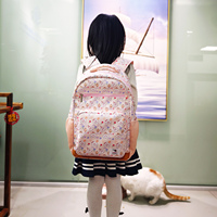 Bolsa de libro de gran tamaño con impresión personalizada para niños y niñas, mochila de escuela primaria, ergonómica, para estudiantes, adolescentes de secundaria