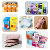 Pochette à bec verseur transparente de qualité alimentaire pour liquides (eau, jus, vodka) – Tailles 100 ml, 250 ml, 500 ml, 1 L, 2,5 L, 5 L