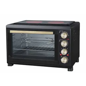 38l Elektrische Convectionele Oven Professionele Broodrooster Met Twee Kookplaten