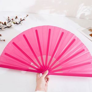 Ventilador de mano liso transfronterizo de 8 y 10 pulgadas, de color sólido, para Tai Chi, ejercicio matutino, danza cuadrada y Kung Fu con música, ¡el más vendido! - Product Image 4