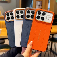 Objectif à grande ouverture en cuir texturé, série extraordinaire, compatible avec Redmi K100 Pro Max, K90 Pro Max, Poco F9 Ultra, Poco F9 Pro
