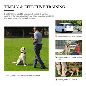 Addestratore per Cani a Distanza Controllo Abbaiamento Portata Effettiva 500 Metri IP67 Impermeabile Ricaricabile Taglia Regolabile in Plastica - Product Image 3