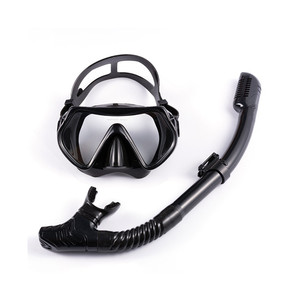 <span class=keywords><strong>Masque</strong></span> facial avec tuba en Silicone, prix d'usine bon marché, <span class=keywords><strong>masque</strong></span> de plongée et tuba bon marché pour l'entraînement - Product Image 1