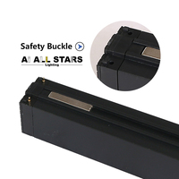 Rail mince linéaire de plafond 5MM 48VSystème d'éclairage sur rail magnétique Projecteur Cob monté en surface ultra mince Led Lumières sur rail magnétiques