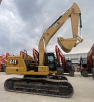 حفارة CAT 323 الأصلية من الجيل القادم بمعايير انبعاثات Euro5، حفارة هيدروليكية 23 طن معتمدة من CE، معدات بناء