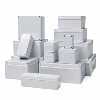 Boîtier électrique en ABS gris clair IP65 scellé avec vis d'angle pour modules de circuits imprimés et de câblage