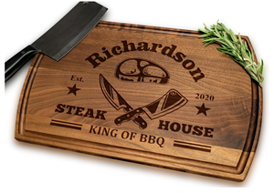 Planche à découper en bois en forme de pare-brise gravée au laser sur mesure, plateau personnalisé pour fromages et steaks, idéal pour supermarchés, boutiques de cadeaux et détaillants - Product Image 2