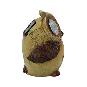 2023 Halloween hibou jardin Figurines avec lumière solaire mignon Animal <span class=keywords><strong>Statue</strong></span> avec lampe de Table Led Mini chat jouet solaire Figurine figure animale - Product Image 4