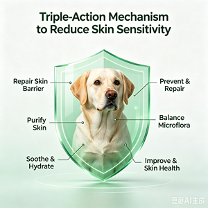 Gouttes topiques à base d'extraits végétaux naturels pour la purification de la peau et le soutien immunitaire des chiens |   Pour petits chiens ≤10 kg / Jusqu'à 22 lb - Product Image 4