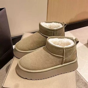 Botas de Nieve Cómodas para Mujer SNOW WINTER, Botas de Invierno de Calidad <span class=keywords><strong>con</strong></span> Forro de Piel de Oveja y Suela Gruesa de Cuero Natural - Product Image 3