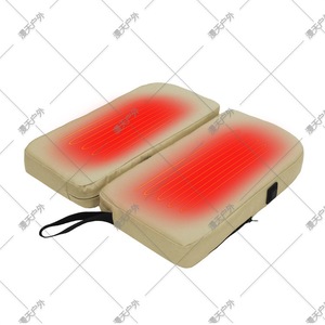 Coussin chauffant pliable pour les fesses, en tissu Oxford, portable, à deux plis, pour le camping et l'extérieur, multicolores, réglable en température - Product Image 2