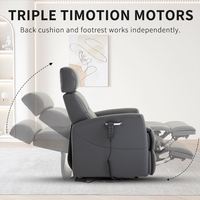 Chaise inclinable électrique à double moteur pour la maison, hauteur variable, élévateur de salon avec positionnement haut/bas, élévateur parallèle