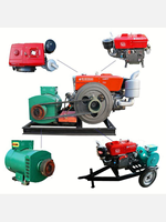 Générateur diesel AC de petite puissance monocylindre 15 kW 22 CV 380 V 50/60 Hz démarrage automatique mobile portable refroidi par eau AVR Changchai