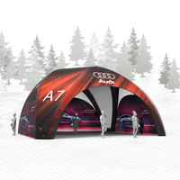 Tente d'araignée gonflable imperméable extérieure grand Gazebo Doom Air pour des événements massifs Style de structure stable