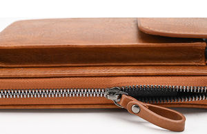 HUALIAN alla moda in pelle PU piccola borsa porta cellulare a tracolla in tinta unita Mini portafoglio per telefono per le donne - Product Image 3