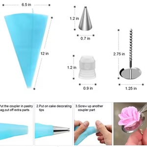 High Quality Cake <b>Baking</b> Making Tools Decorating Supplies Rotating Turntable <b>Equipment</b> Cake Stand Tools Set - Product Image 6