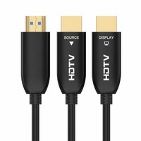 Câble AOC 4K HDTV 2.0 18 Gbps à fibre optique haute vitesse, prise en charge 4K60Hz HDR ARC pour Smart TV Hub