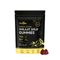Gummies de Shilajit de l'Himalaya en stock – Pack Alpha 10-en-1, styles variés, vente en gros, produits finis, usage quotidien pour adultes