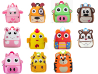 Sacs à dos en peluche pour animaux avec bandoulière réglable, imperméables, grande capacité, pour les enfants de 14 ans et plus, préscolaire