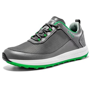 Zapatos de Golf Negros para Hombre con Detalles Rojos, Parte Superior de PU, Suela de Goma, Entresuela de EVA, Forro de Malla, Zapatillas Deportivas Transpirables - Product Image 6