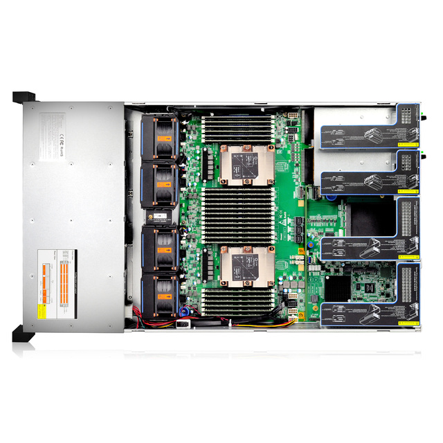 Original Genuine 2U Enclosure Server Barebone Hpe Hdd Server